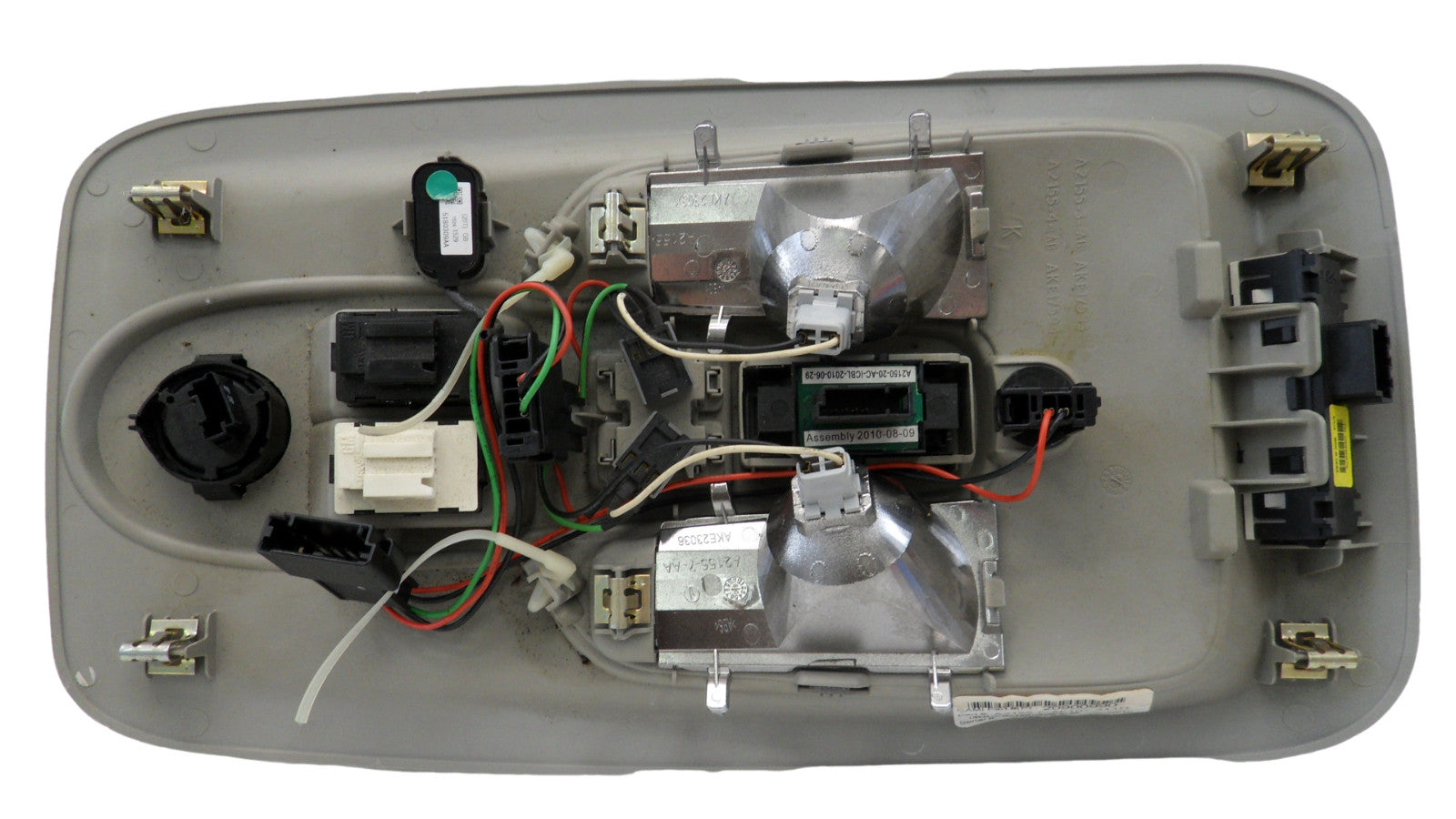 A21553AB 2010-2011 Chevrolet Equinox Upper Overhead Console Used A21553AB OEM