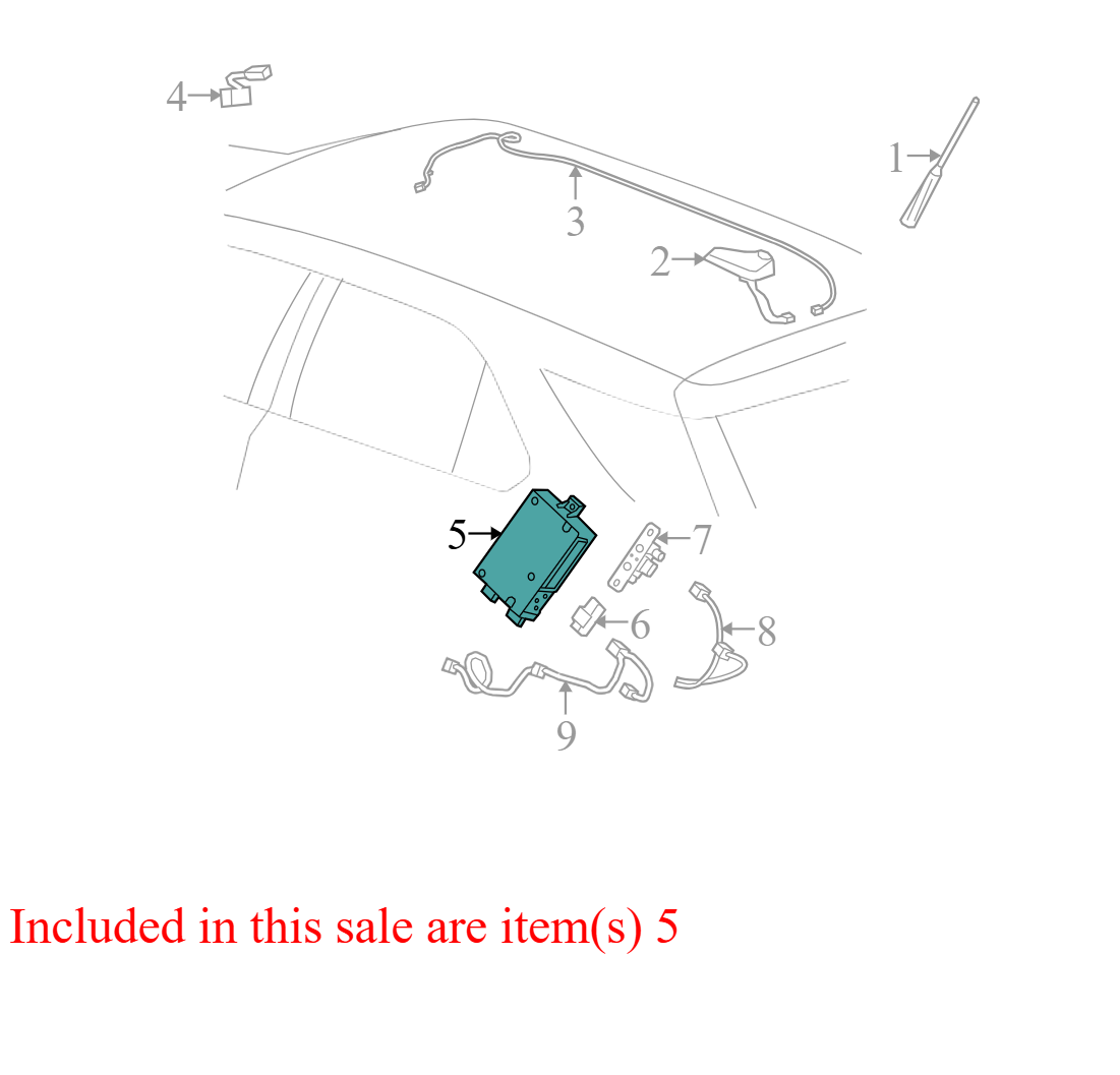 22740876 2011 Chevrolet Equinox GPS Navigation Control Module Used 22740876 OEM