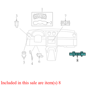 04602547AG 2009-2011 Dodge Nitro Combination Switch Used 04602547AG OEM