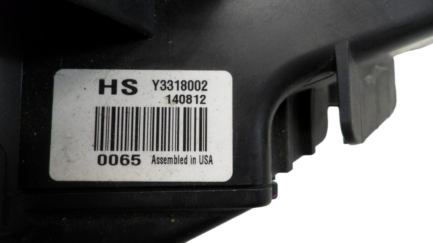 Y3318002 2013-2017 GMC Acadia Rear HVAC Blower Motor Assembly 3.6L Used 84879262 OEM