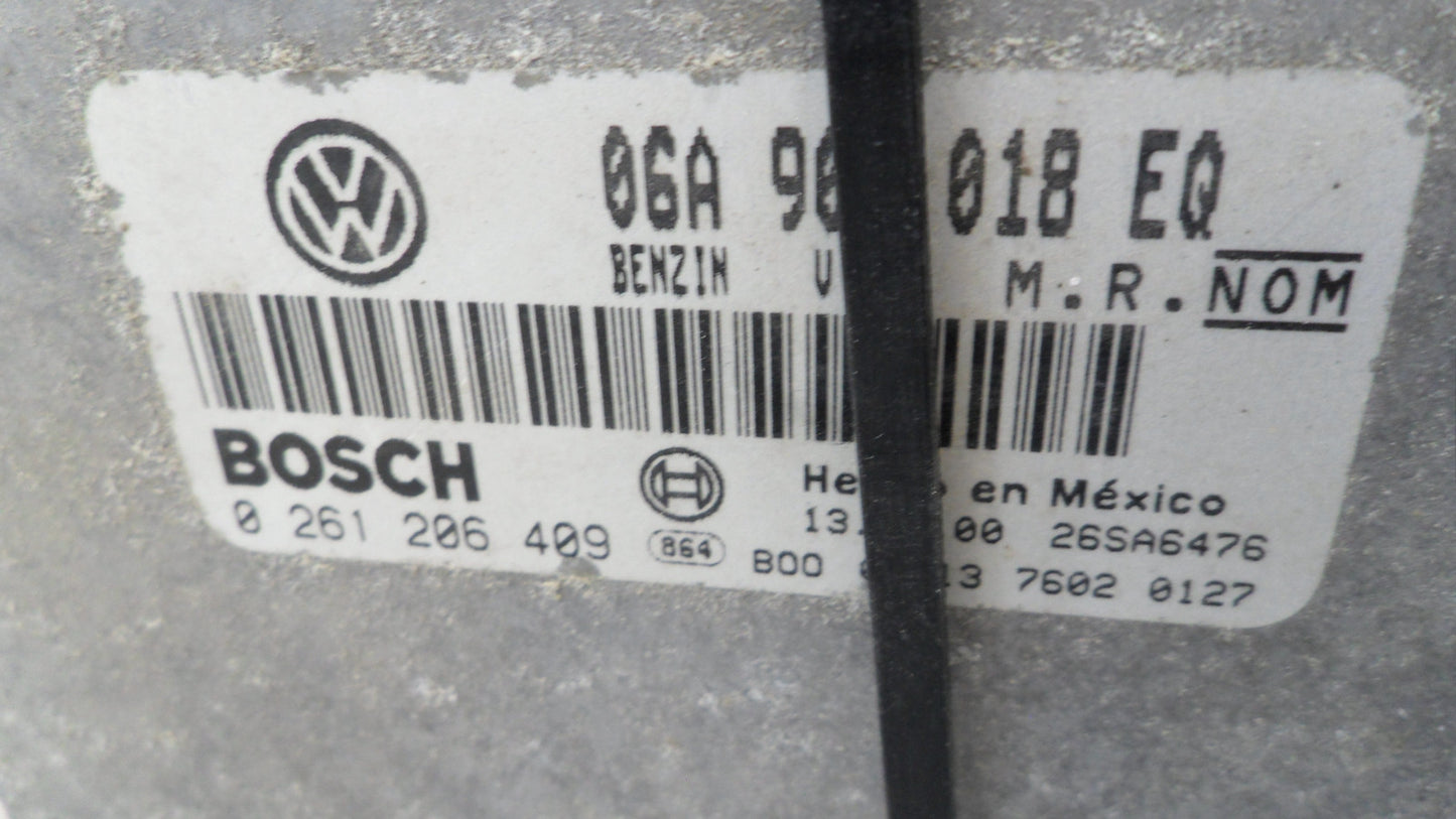 06A906018EQ 2000-2001 Volkswagen Beetle Engine Control Module 2.0L Used 06A906018EQ OEM