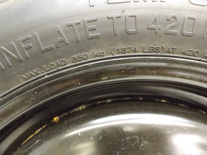 6E5Z1015B 2010-2012 Lincoln MKZ 16" 16x3.5 Compact Spare Tire Used OEM 6E5Z1015B