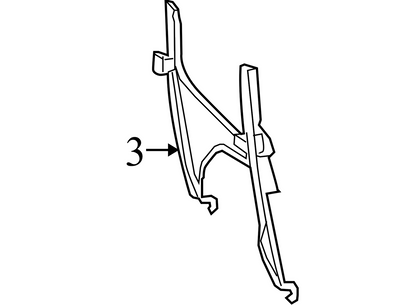 68025465AA 2009-2011 Jeep Compass Passenger FR Window Regulator Used 68025465AA OEM